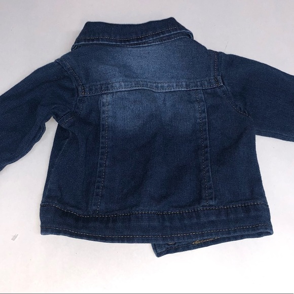 Cat & Jack 0-3 months Denim Jacket Blue Jean Jacket spandex and cotton - Picture 8 of 14